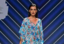 El colorido vibrante de la India, los corales, la lava y el Dios del Sol egipcio inspiran la moda 343