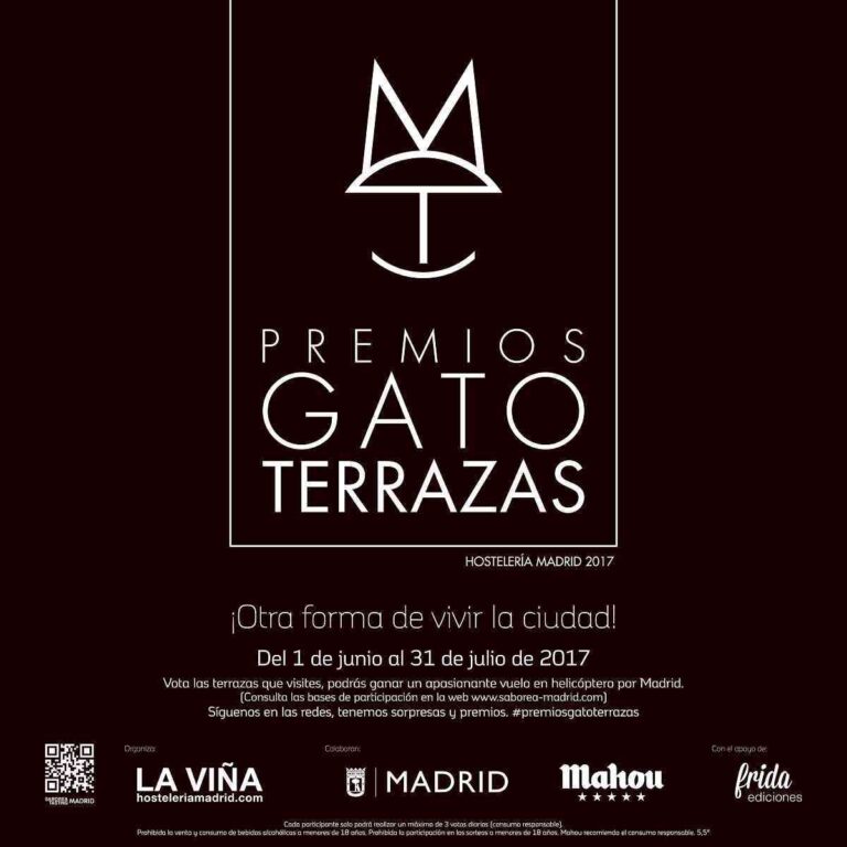 Premios Gato Terrazas Madrid para elegir la mejor terraza de la capital
