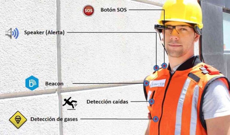 Chaleco inteligente que puede reducir un 30% los accidentes laborales