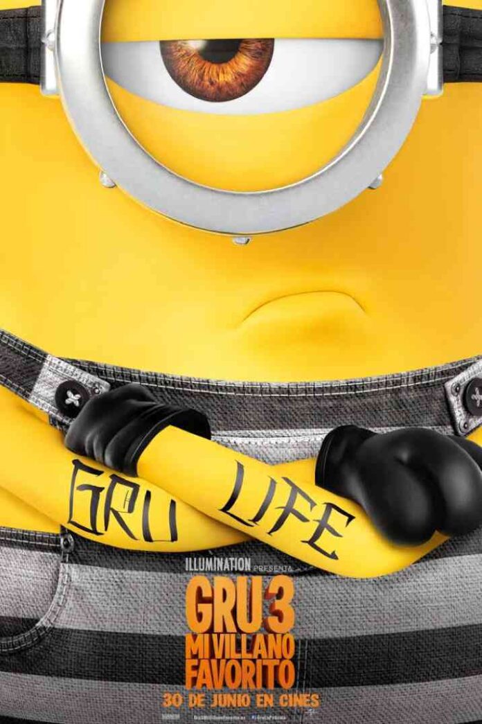 Cartel Gru 3 Mi Villano Favorito
