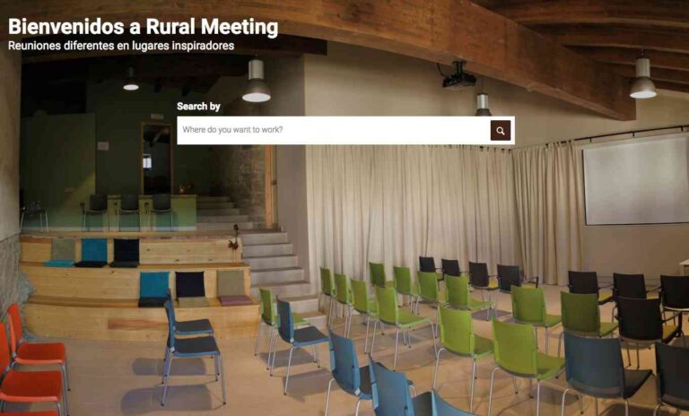 Primera plataforma en Europa dedicada al turismo de reuniones en entornos rurales