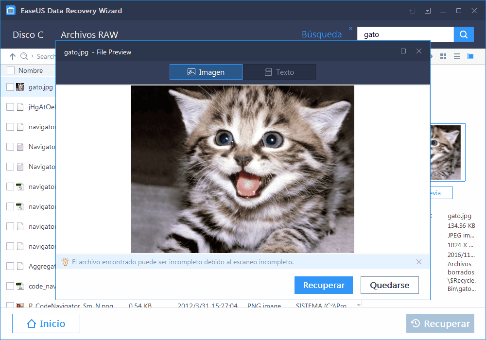 Recupera tus archivos borrados con EaseUS Data Recovery Wizard 3