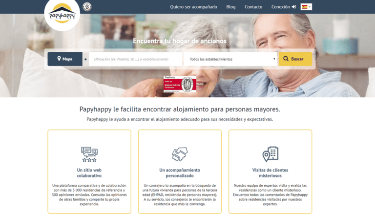 PAPYHAPPY llega a España para ayudar a las familias a encontrar la residencia idónea