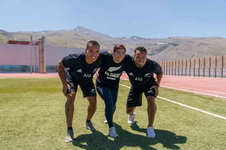 María José Rienda recibe a los All Black en España
