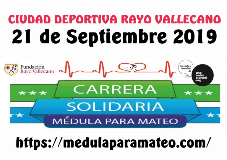 Más de mil corredores unidos para concienciar sobre la donación de médula en la Carrera Médula para Mateo Más de mil corredores unidos para concienciar sobre la donación de médula en la Carrera Médula para Mateo