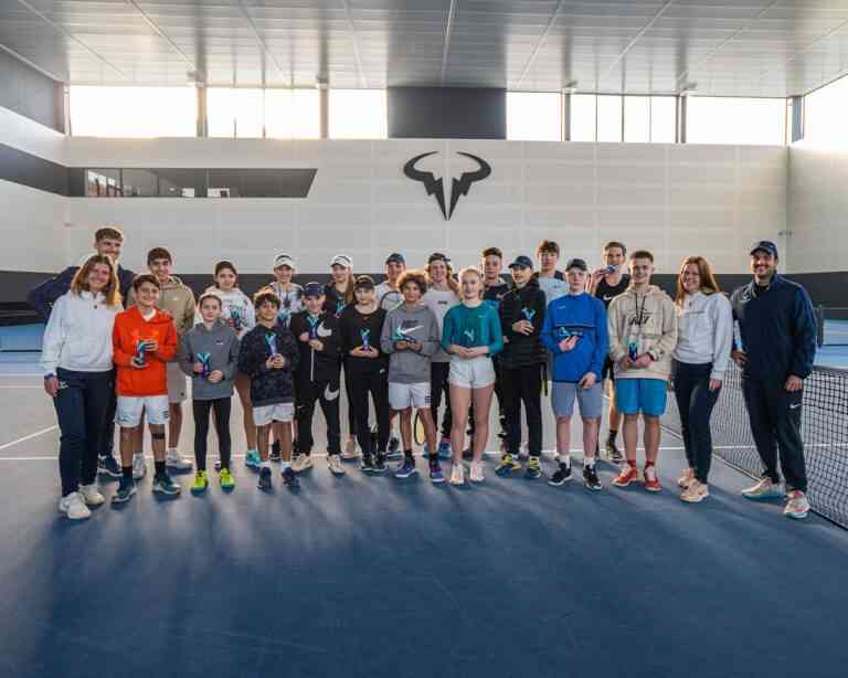 La Rafa Nadal Academy by Movistar continúa apoyando a los jóvenes tenistas ucranianos