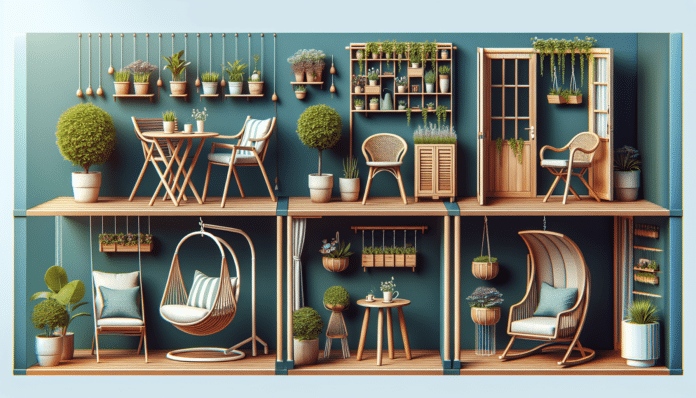 Cinco muebles para el jardín que podrás poner en balcones pequeños y estrechos