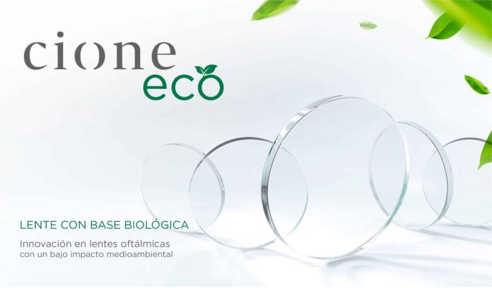 Cione extiende su apuesta por la sostenibilidad al rango de las lentes oftálmicas