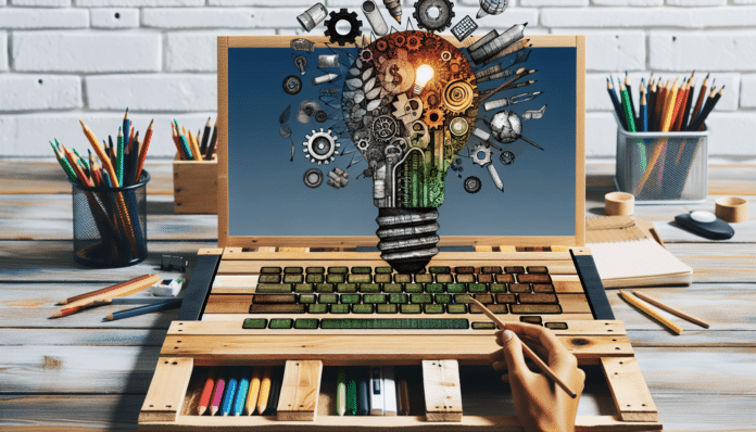 Escritorios de madera hechos con palets – I Love Palets