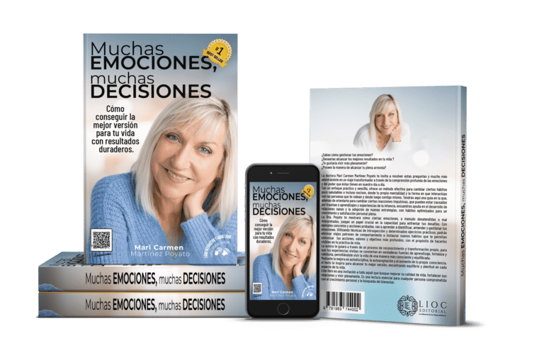 El libro 'Muchas emociones, muchas decisiones' de la Dra. Mari Carmen Martínez Poyato, se convierte en #1 en ventas en Amazon