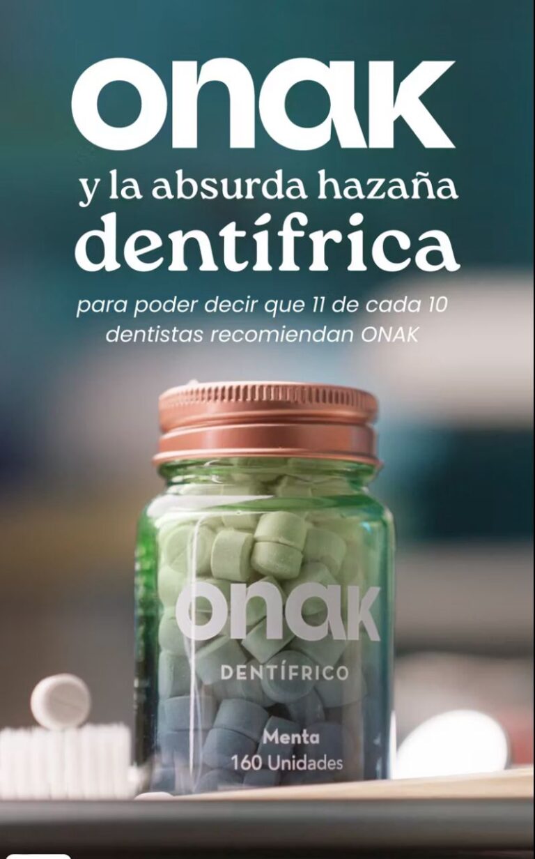 ONAK, con la ayuda de Audi Alzaga, logra que '11 de cada 10 dentistas' recomienden su dentífrico