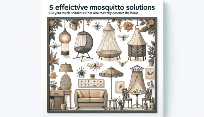Cinco soluciones anti mosquitos eficientes que además, decoran con gusto el hogar