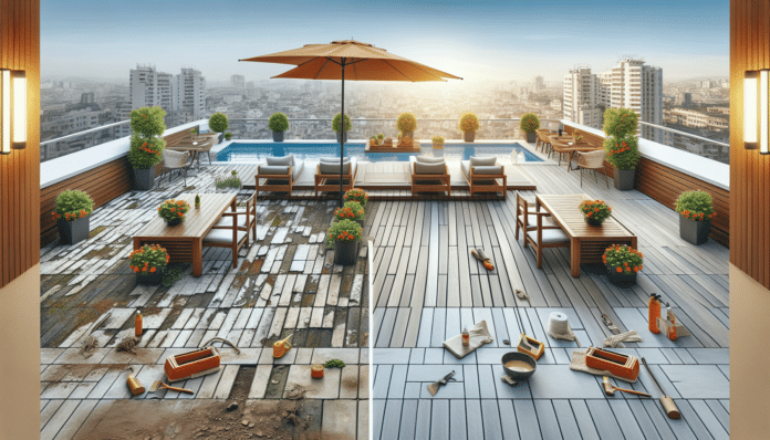 El trucazo de Aldi para ocultar el suelo viejo o desgastado de tu terraza cuesta menos de 8 euros