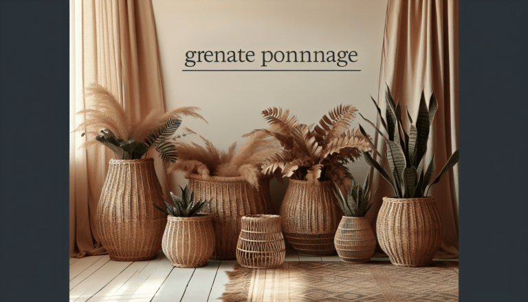 Cinco maceteros de mimbre ideales para crear un ambiente bohemio a nuestra casa