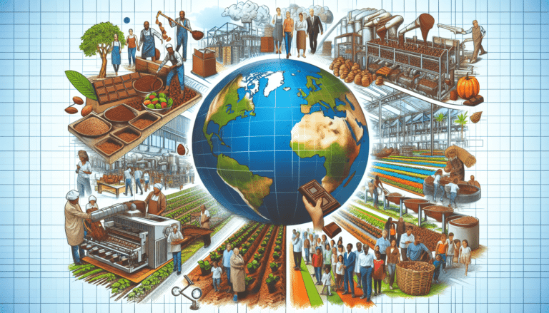 More pieces of dark chocolate is laying on a table