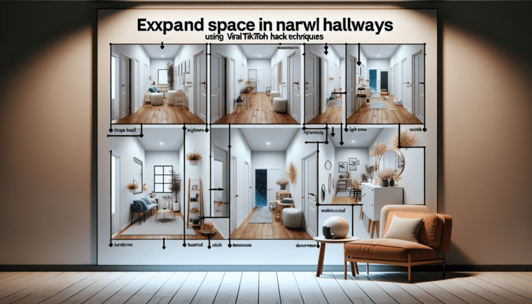 Cómo ampliar el espacio en pasillos estrechos con estos trucos virales de TikTok