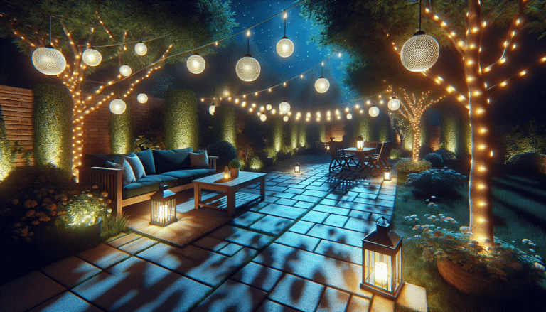 Cómo dar luz en jardines oscuros con farolas que no gastan electricidad y convertirlos en patios de diseño