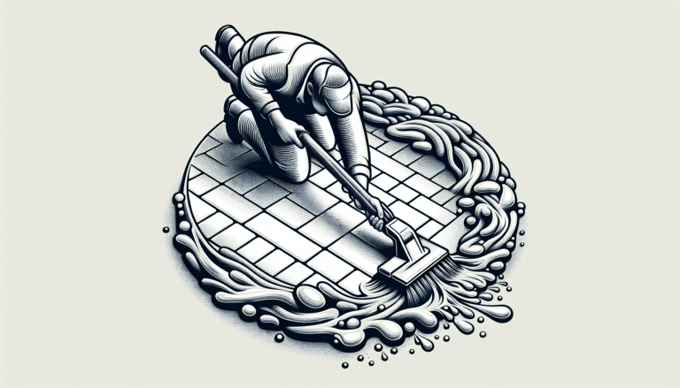 Limpiar las juntas del suelo o lechada