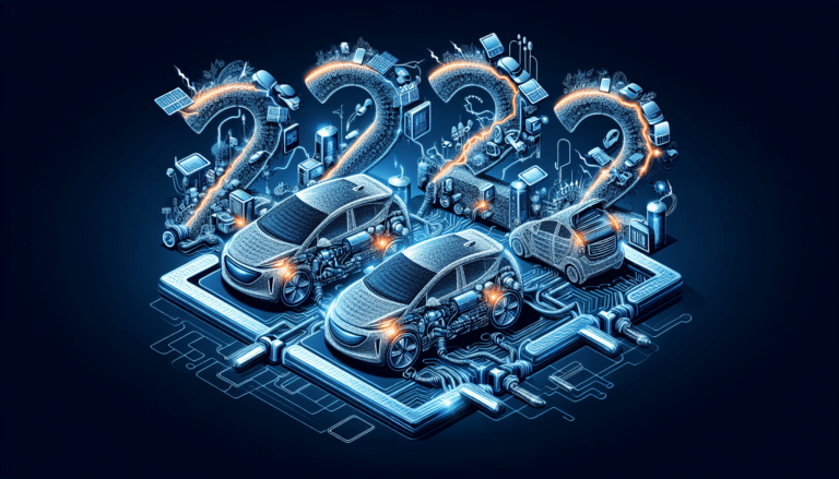 An electric vehicle being charged