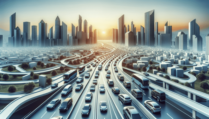 Cars on the road.