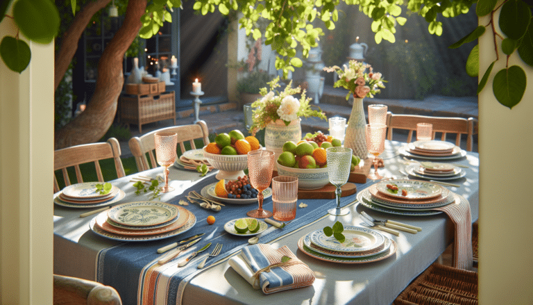 La vajilla bonita y barata de Leroy Merlin para poner mesas al detalle en verano