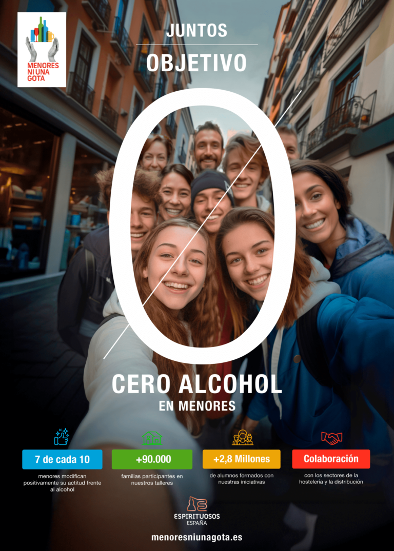 Espirituosos España lanza 'JUNTOS', nueva campaña de prevención del consumo de alcohol en menores de edad