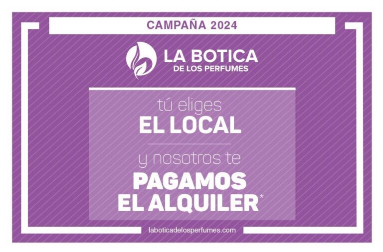 La Botica de los Perfumes, la franquicia que paga el alquiler del local