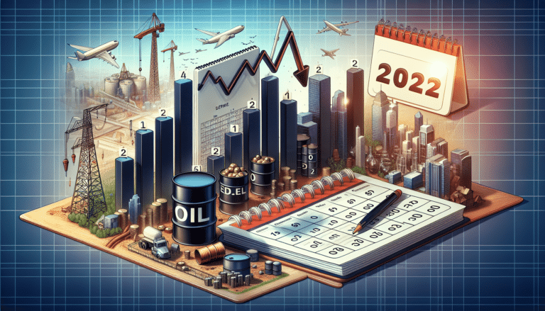 Oil platform with flames coming out of the chimney.