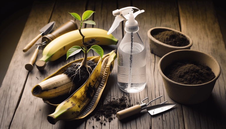 utiliza un plátano para propagarlas