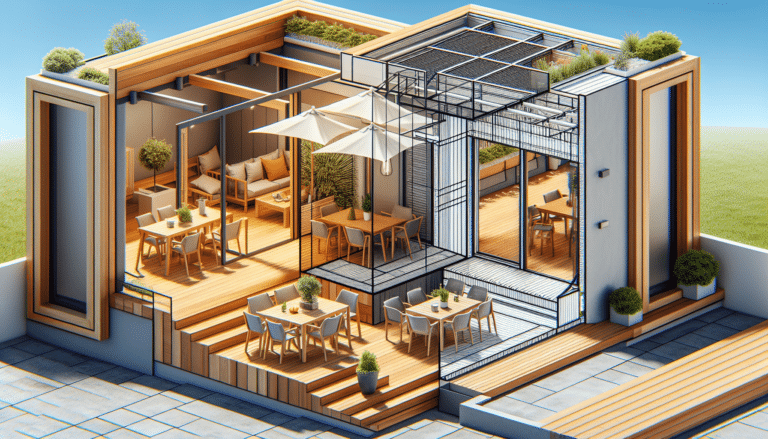no necesita instalación y se adapta hasta en terrazas pequeñas