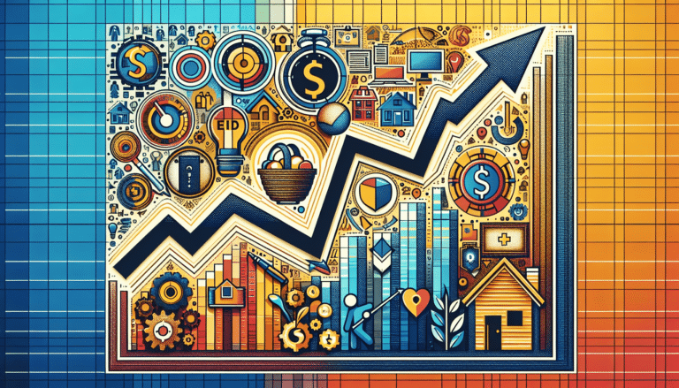 A woman and a child sitting at the table looking through papers.