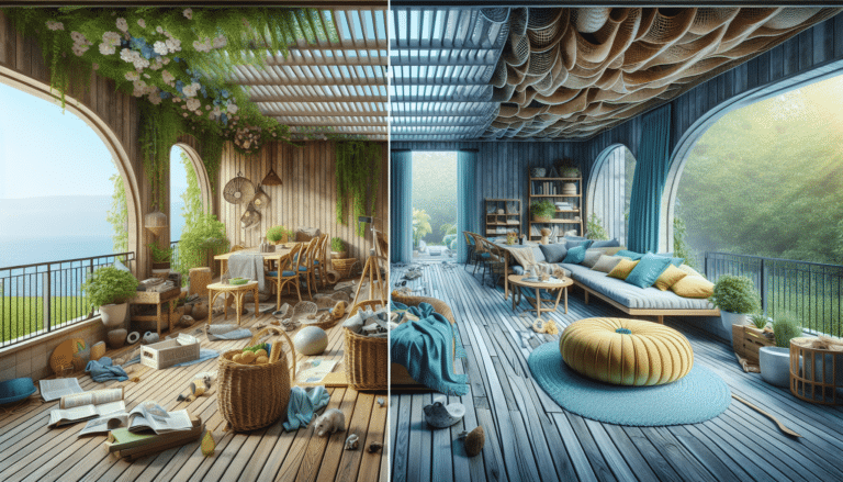 Esta terraza era fea con ganas y servía de trastero. Así se transformó de forma espectacular sin obras y por muy poco dinero