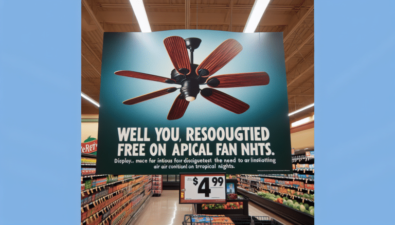 Aldi rebaja un ventilador de techo que te permitirá decir adiós al aire acondicionado en las noches tropicales