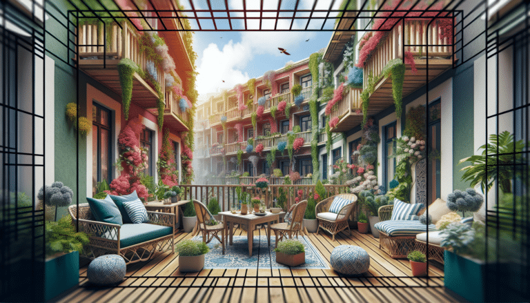 Un estrecho balcón que se transforma en zona de estar sin hacer obras, para sacarle el máximo partido este verano