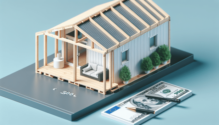 Así es la casa prefabricada de planta abierta y con mini porche que cuesta solo 5000 euros