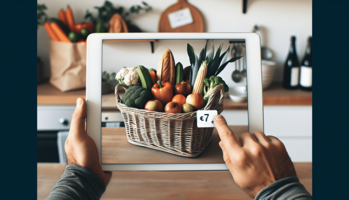 una cesta natural para guardar la fruta y verduras de la cocina por siete euros