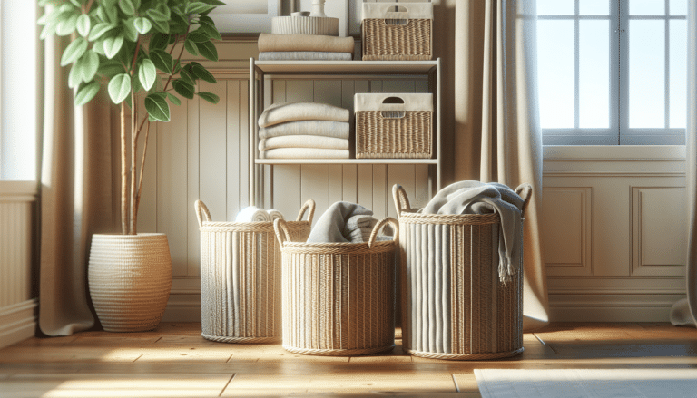 unas cestas elegantes ideales para guardar mantitas, toallas o para ordenar el armario sin perder el estilo