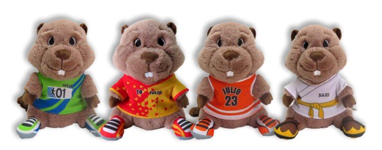 Vuelve el castor Julio, esta vez un deportista que apoya la investigación contra el cáncer