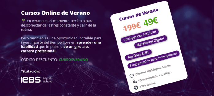 IEBS lanza un descuento del 75% para sus cursos de verano online