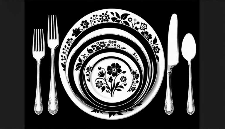 la mejor imitación de la clásica vajilla Santa Clara la tiene Carrefour y viene con cubertería de regalo