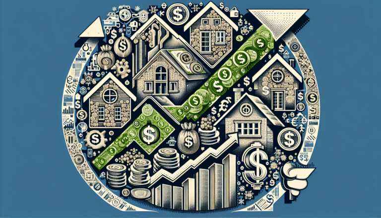 Colorful residential buildings.