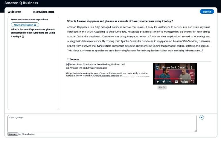 Enhance your media search experience using Amazon Q Business and Amazon Transcribe