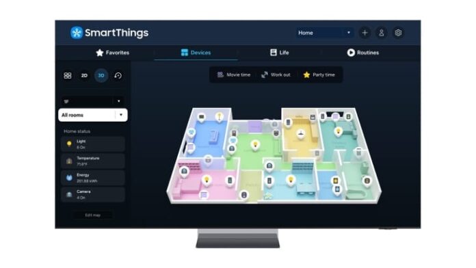 Samsung Launches 3D Map View Feature Based on SmartThings and AI – Samsung Global Newsroom
