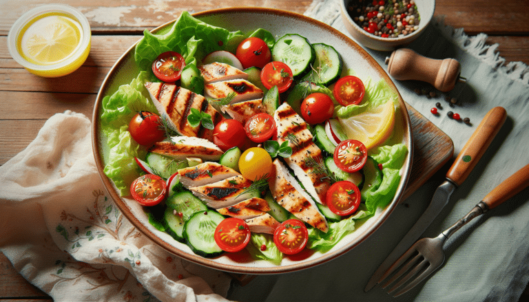 Receta de Ensalada de Verano con Pollo a la Parrilla