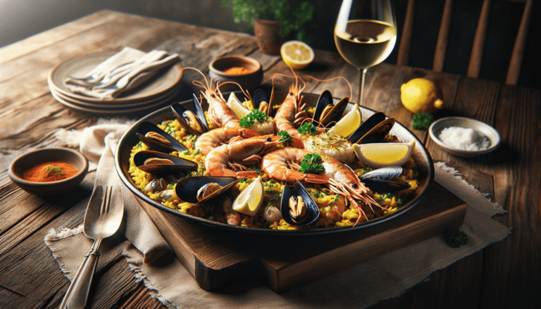 Deliciosa Paella de Mariscos para un Viernes Especial