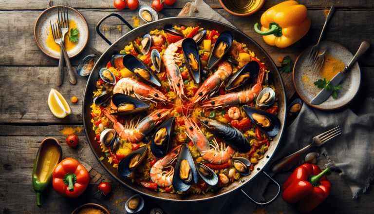 Receta de Paella de Mariscos para un Martes Especial