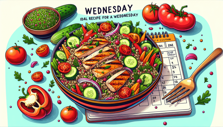 Receta Ideal para un Miércoles: Ensalada de Quinoa con Pollo y Verduras Frescas