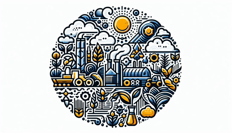 A finger pointing to a tablet in front of a field of barley.