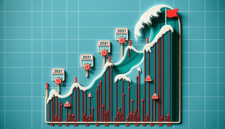 A lifebuoy floating on water.