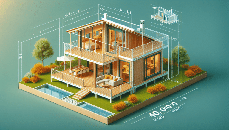 Esta casa prefabricada, con terraza conectada al salón y capacidad para 5 personas, cuesta tan solo 40000 euros